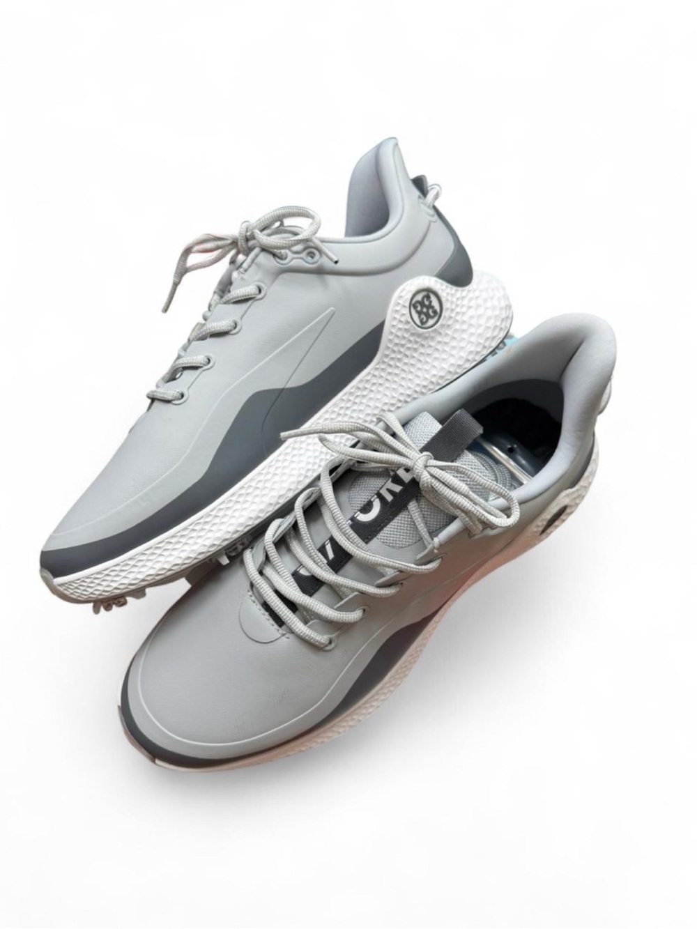 Men's G/FORE MG4+ O2 G/LOCK Golf Performance Shoes in Light Gray Size 12.5